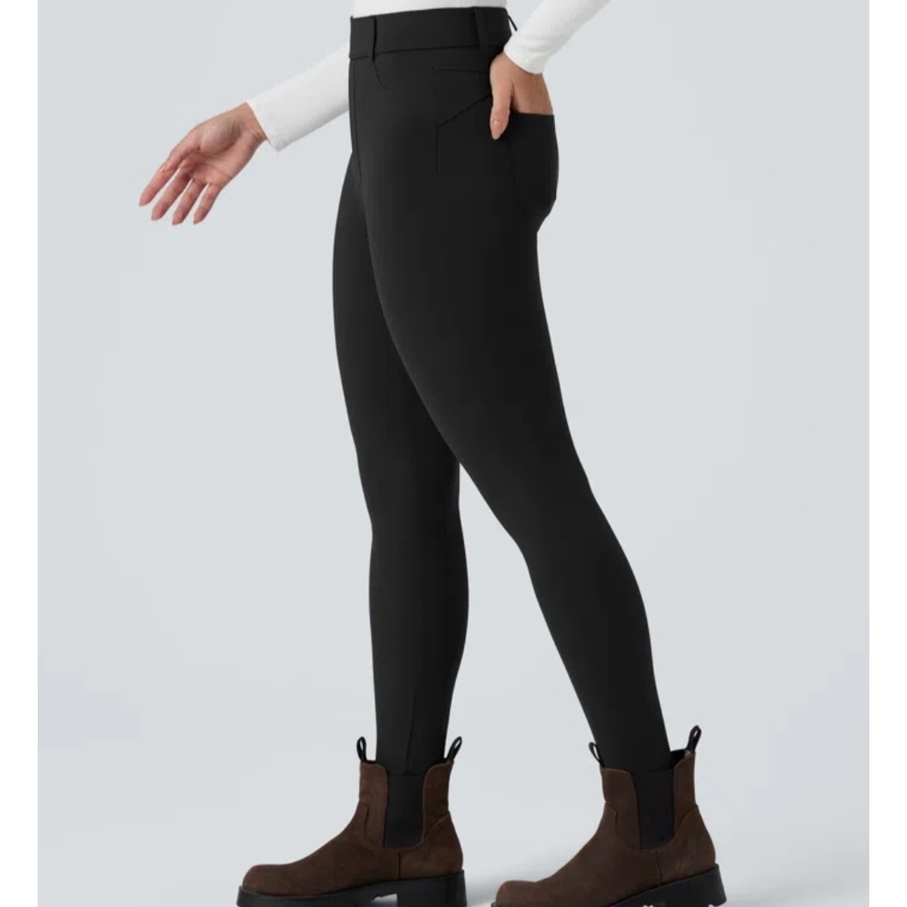 Halara SoftlyZero™ Plush Thermal High Waisted Pocket 7/8 Leggings Size Small - Picture 2 of 4